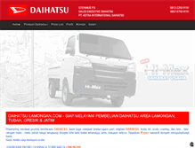 Tablet Screenshot of daihatsulamongan.com